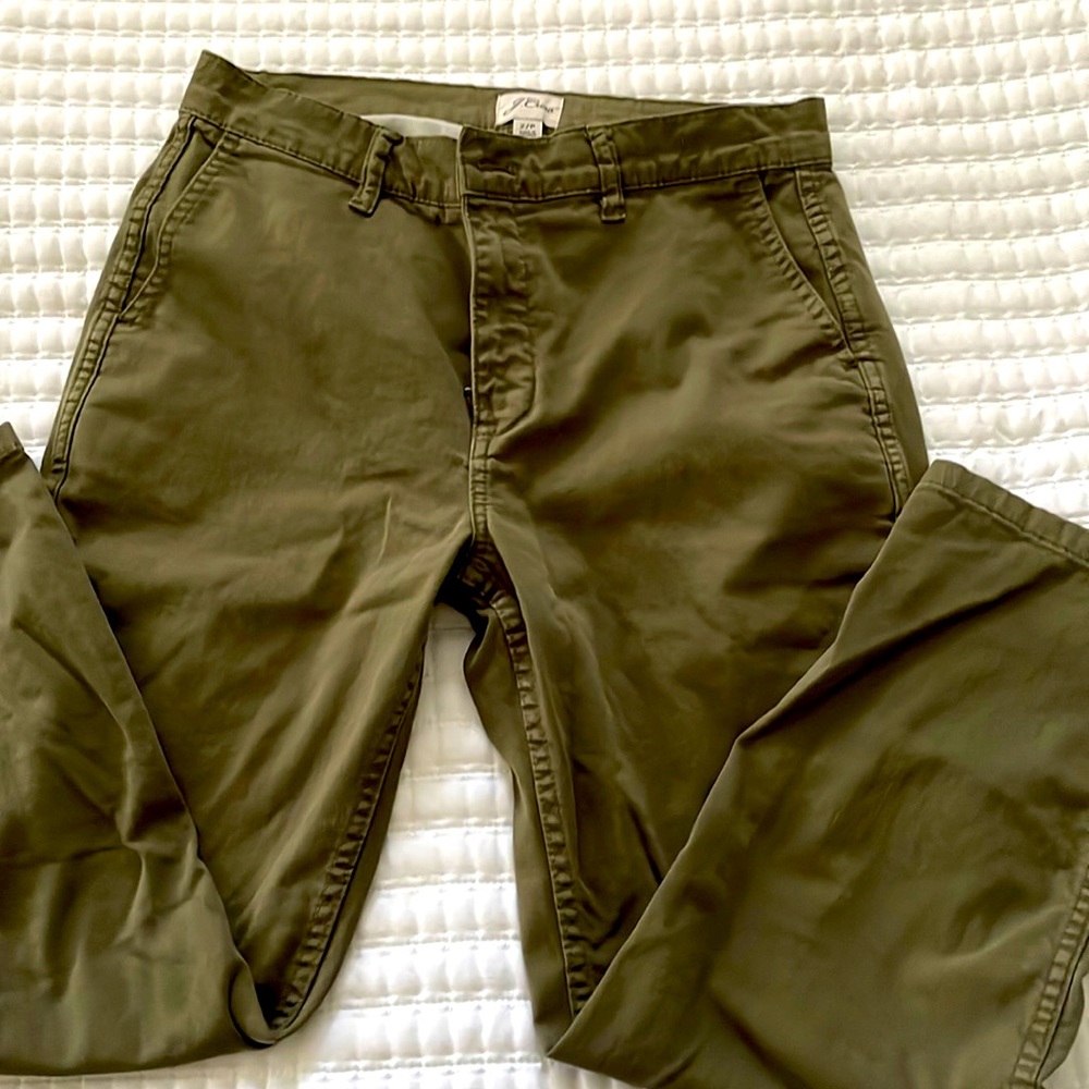 JCrew cropped Straight leg pants 27p